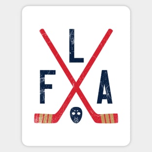 FLA Retro Sticks - White Sticker